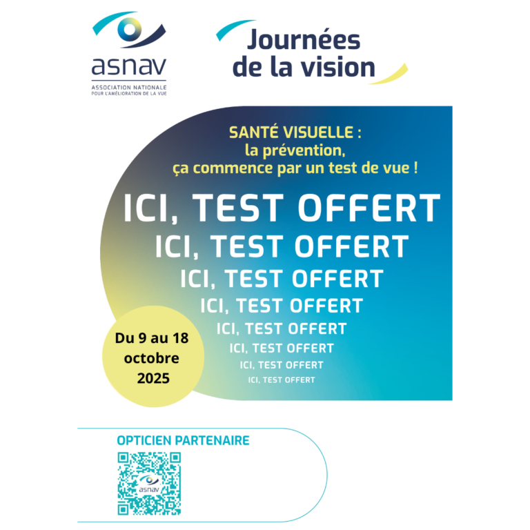 affiche opticien web