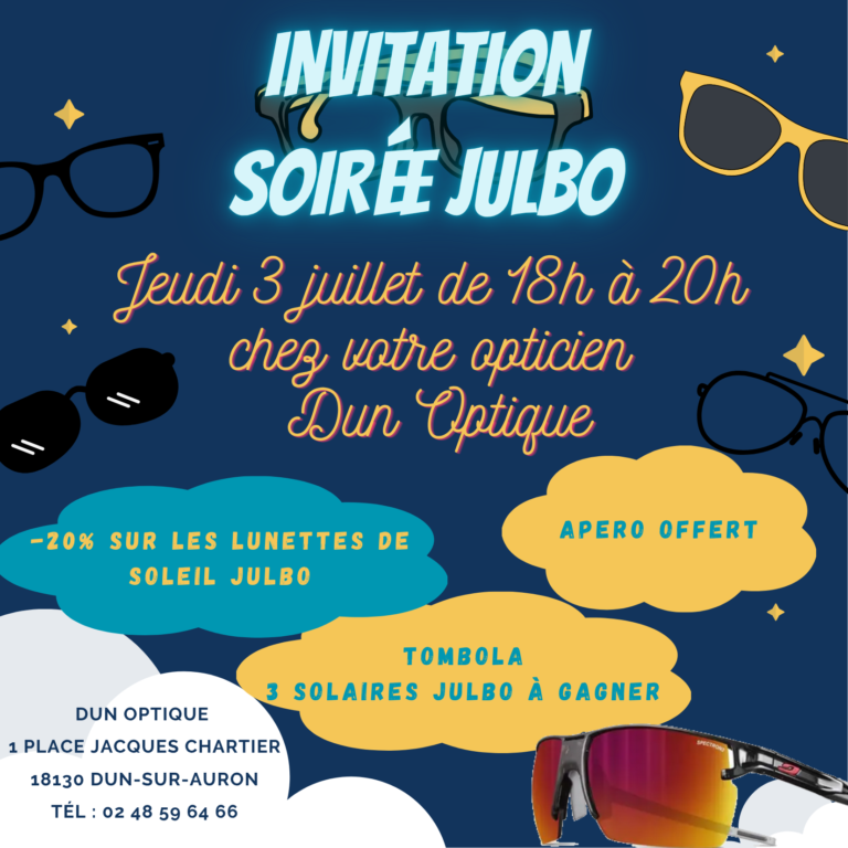 Invitation soirée Julbo 030725
