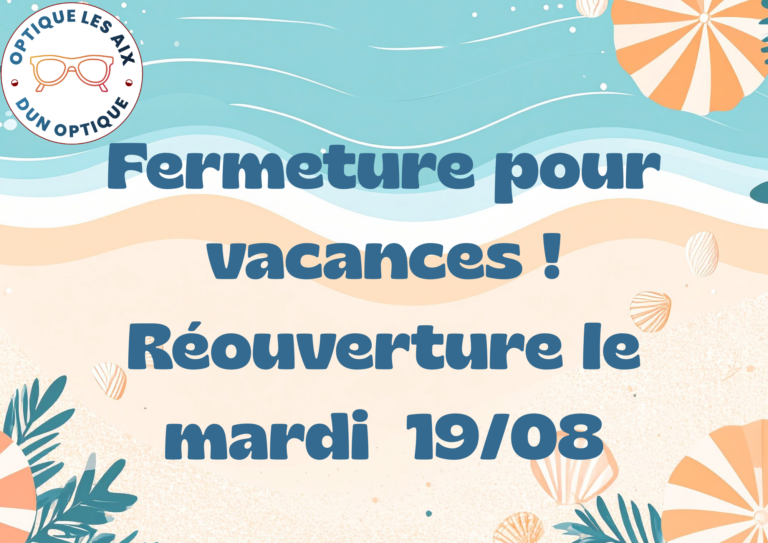 Fermeture pour vacances !Réouverture le mardi